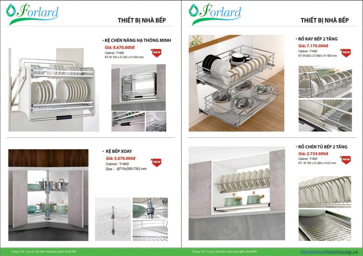 Thiết bị vệ sinh FORLARD Catalogue và Bảng giá mới nhất /Page 62